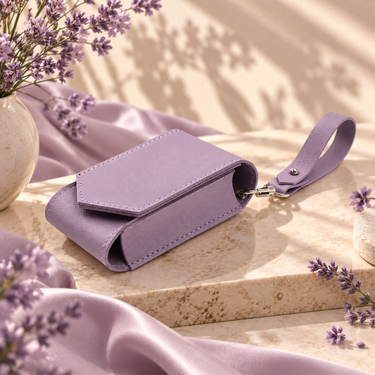 Mini Clip - Pouch with Mirror - Lavender
