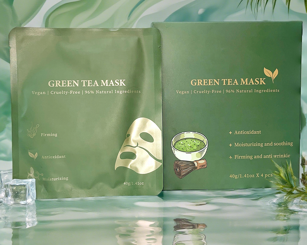 Bundle - Green Tea Hyaluronic Acid Facial Mask