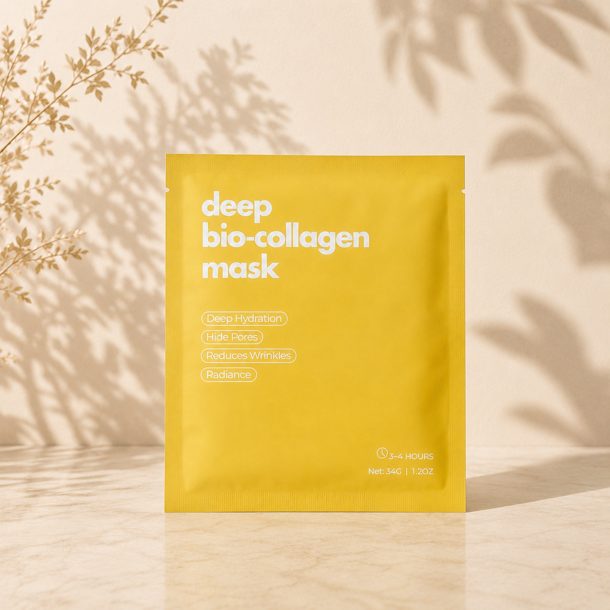 Bio Collagen Face Mask - 4pc